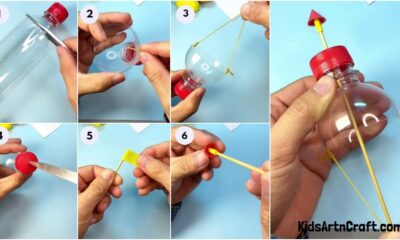 DIY Bottle and Stick Launcher For kids
