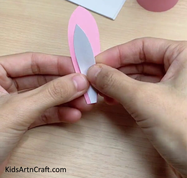 Detailing Of The Ears- Creating Bunny Designs from Cardboard Rolls - A Quick & Easy Project for Kids