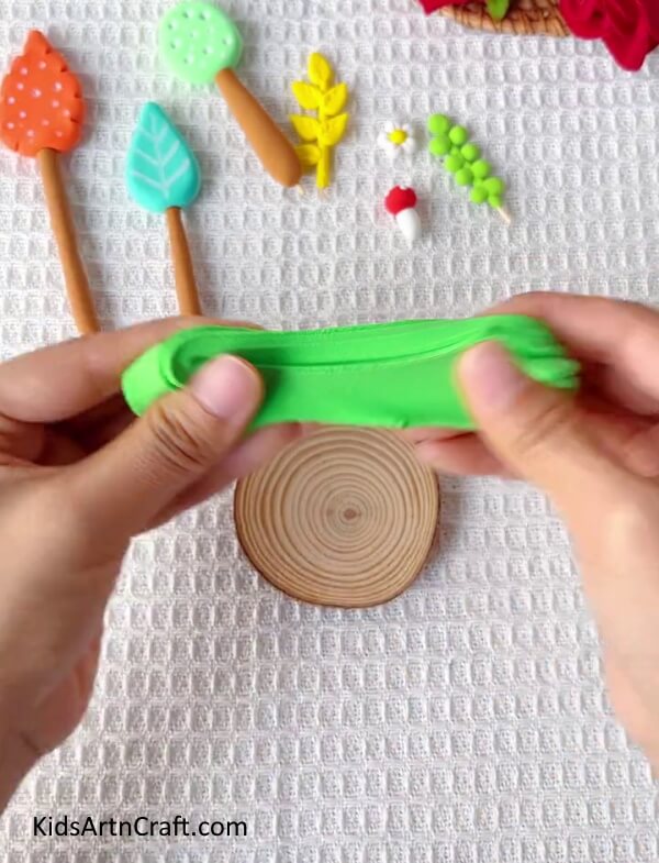Take A Green Clay-Do-It-Yourself Clay Model Tree Art - A Tutorial for Children