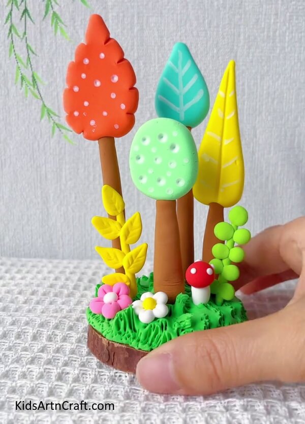 Finally, Your Craft Is Ready!!-Hand-Making Clay Trees - An Easy Tutorial for Little Ones