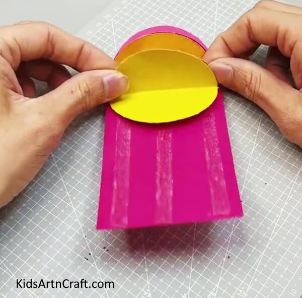 Repeating Step 3 - Crafting Colorful Paper Lanterns for Home Decor