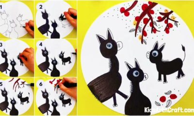 DIY Donkey Painting Art Tutorial For Kids