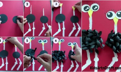 DIY Easy Ostrich Craft Tutorial for Kids