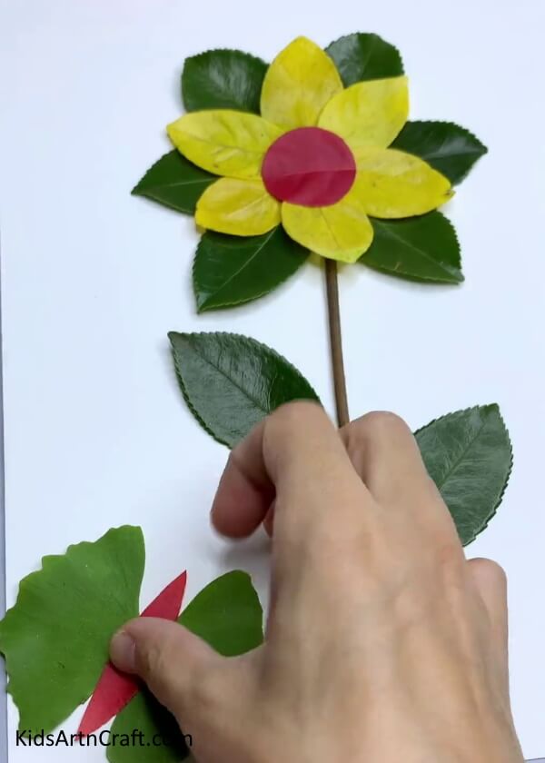 Making The Butterfly's Body- Designing your own flower craft with fresh foliage - a guide 