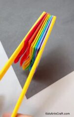DIY Hand Fan With Colorful Paper for Kids - Kids Art & Craft