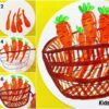 DIY Hand Impression Carrot In a Basket Painting Idea For Kids