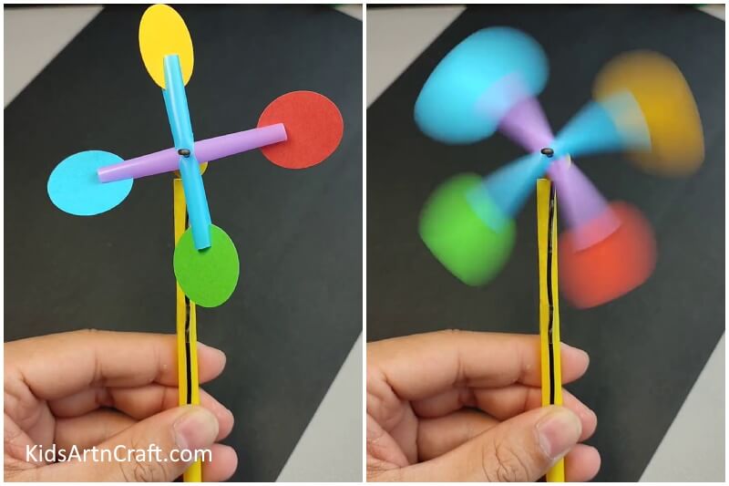 Your Craft Is Ready!!- Building a Straw Hand Fan - A User-friendly Tutorial for Little Ones 