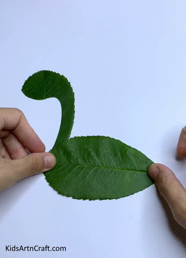 Making the Body Of a Dinosaur - Leafy Dinosaur Art Project for Kids - Step-By-Step Guide