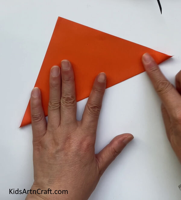 Forming A Diagonal Crease Constructing a Moving Lobster Out of Paper For Kids