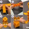 DIY Moving paper tiger craft for kids