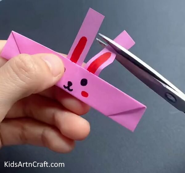 Detailing The Bunny Face-Develop a Bunny Band out of Origami for Children