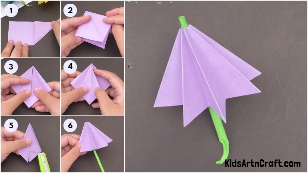 DIY Origami Cocktail Umbrella Tutorial For Beginners