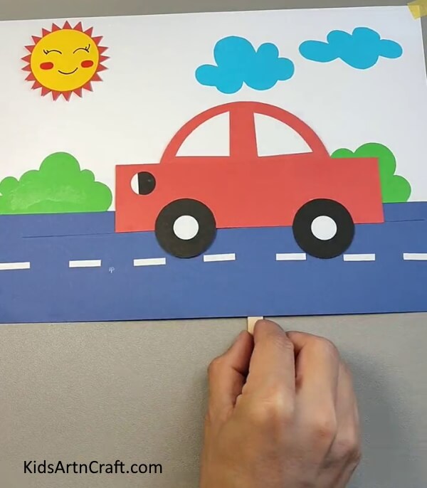DIY Paper Car Scenery Craft Is Ready!- Learn how to make a paper car scenery with this simple tutorial for children.