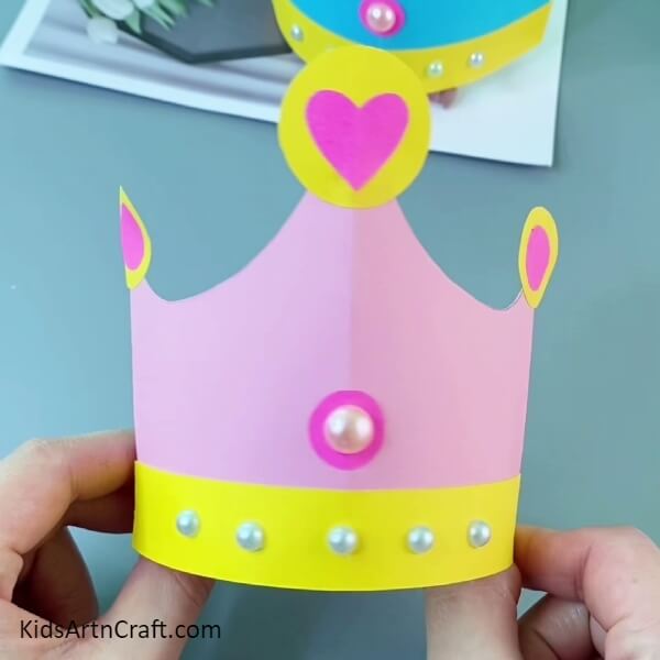 Finally, Our Paper Crown Craft Is Ready- Crafting a Paper Crown Activity for Kids