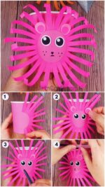 DIY Paper Cup Lion Easy Craft For Kids - Kids Art & Craft