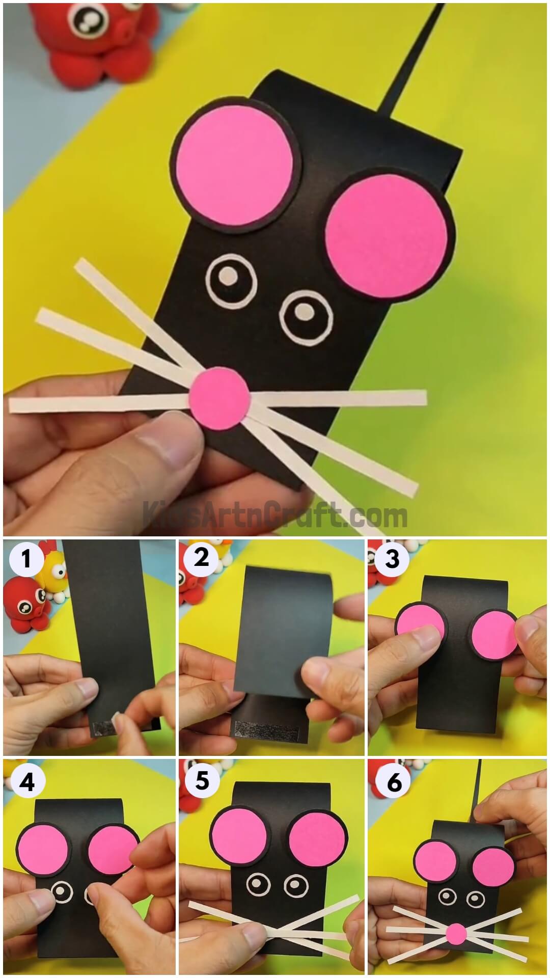 DIY Paper Mouse Craft To Make With Kids