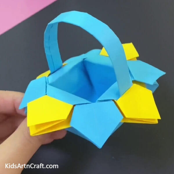 Tadaa! With This, We Have Successfully Made Our Basket- This tutorial will show you how to create a paper origami basket step by step. 