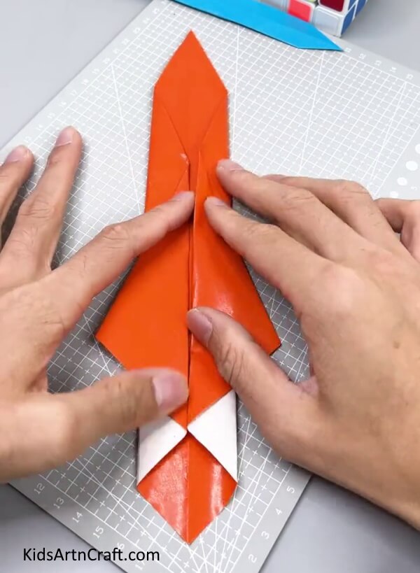 Inverting And Folding The Paper Sword - DIY Paper Sword Craft for Kids: Comprehensive Guide