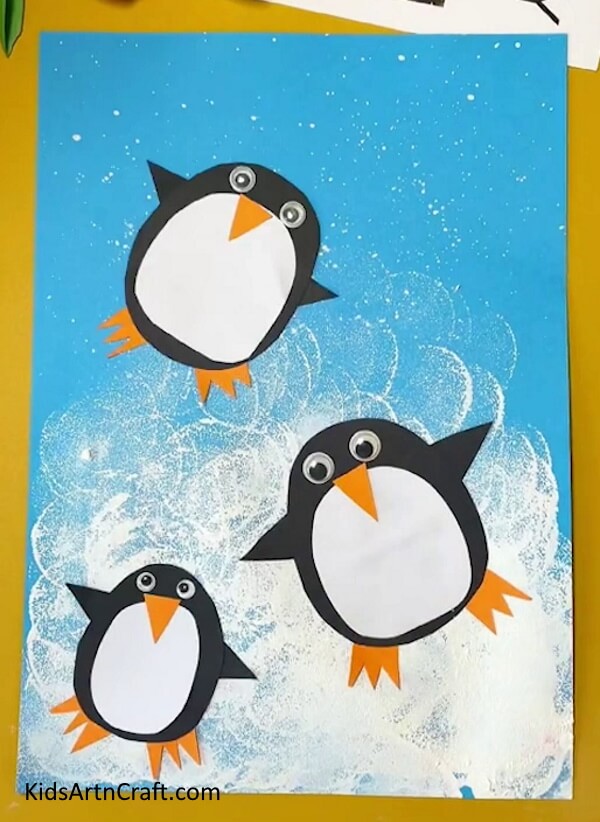 Your Penguin Is Ready-A step-by-step guide to making a penguin craft for kids.