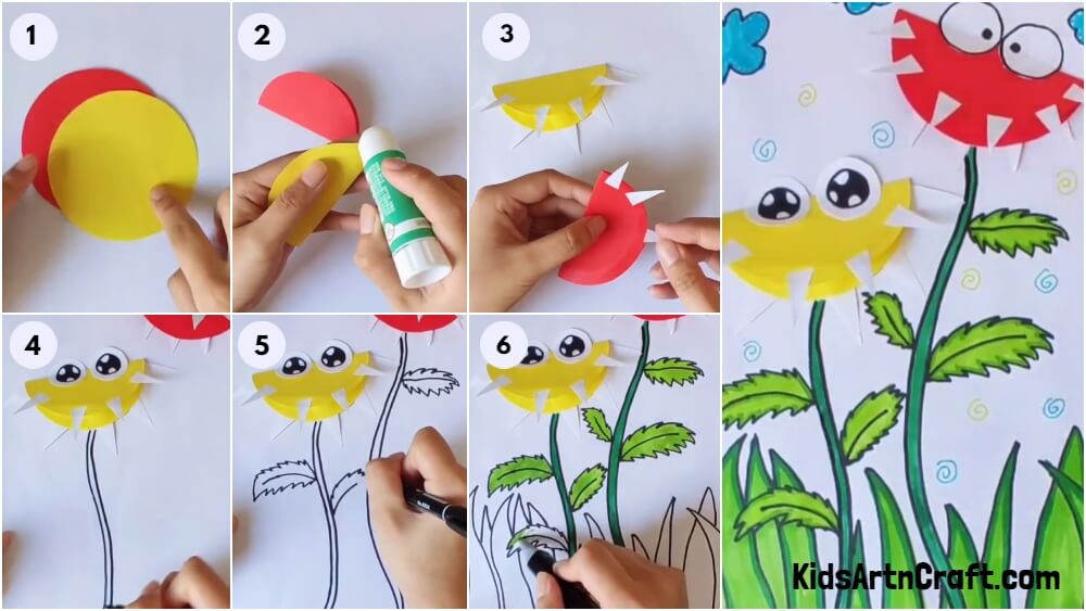 DIY Venus Fly Trap Craft Step-by-step Tutorial For Kids