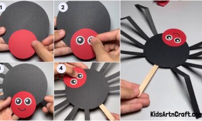 Easy and Fun Paper Spider Craft for Kids