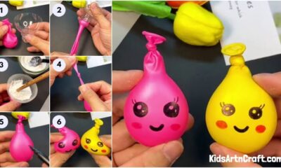 Easy Balloon Face Art Activity Tutorial For Kids