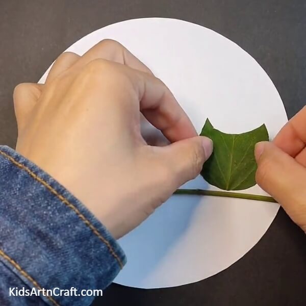 Adding A Second Owl-Crafting a Bird With Leaves Is a Fun Activity For Children