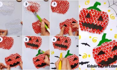 Easy Bubble Wrap Monsters Craft Tutorial For Kids