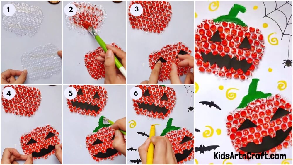 Easy Bubble Wrap Monsters Craft Tutorial For Kids