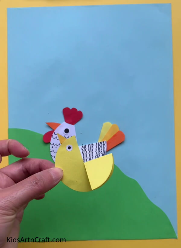 Making A Chicken A straightforward chicken-related art and craft experience for kids 