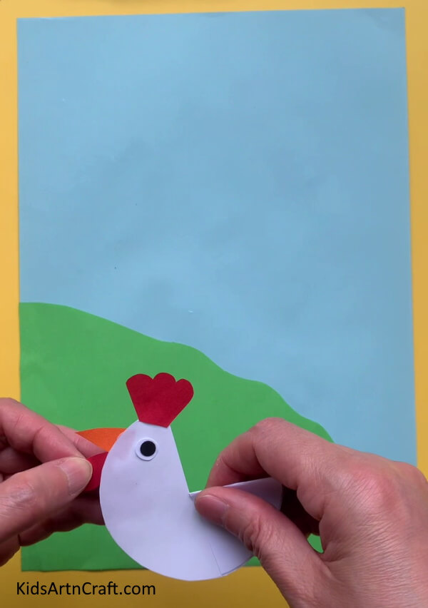 Adding The Crown An undemanding chicken-inspired art and craft project for young ones 