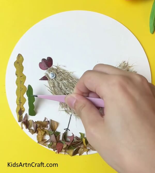 Pasting Another Tree- A Simple Guide to Make a Chicken for Little Ones 
