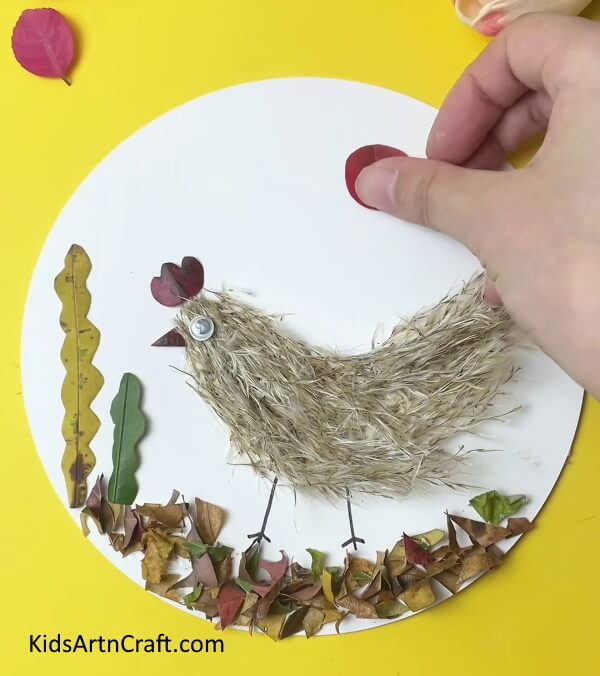 Creating a Sun- A Simple Process for Crafting a Chicken with Children 