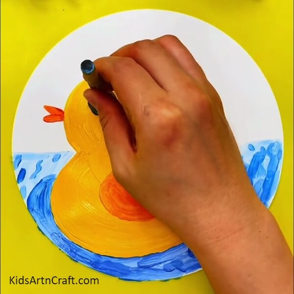 Making the Eye-A Guide to Show Kids How to Paint Ducks Simply