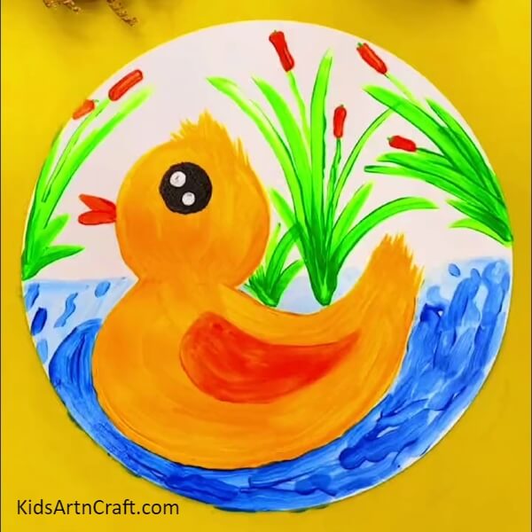 The Colorful Duck Painting Is Ready!-A Guide for Kids on How to Paint Ducks Easily