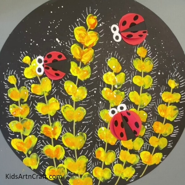you are good to go!- How to Create Flower Art & Ladybug Crafts with Ease - Step-by-Step Tutorial