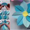 Easy Flower Making Using Craft Paper for kids