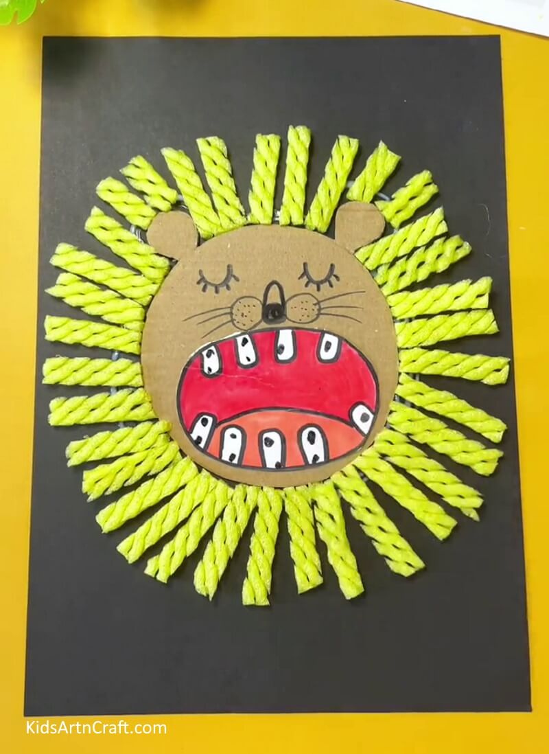 Mighty, Happy Lion-An uncomplicated lion craft ,perfect for kids