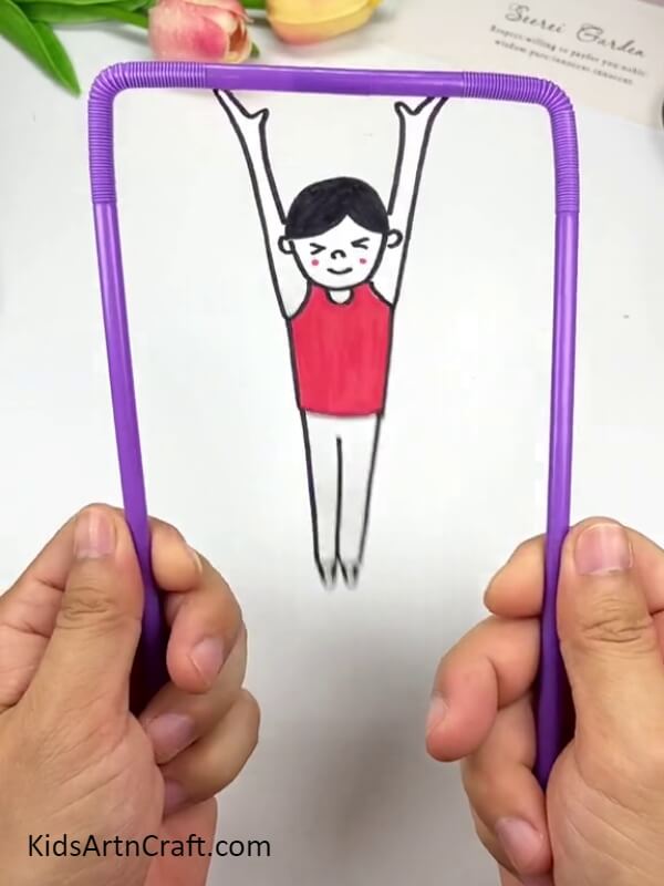 Your Craft Is Ready!!- Guide for children on how to construct a hanging man craft out of straws.
