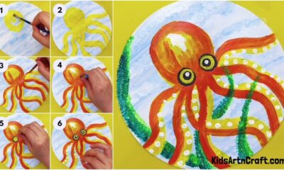 Easy Octopus Painting Step-by-step Tutorial For Beginners