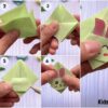 Easy Origami Rabbit Face Craft tutorial for kids