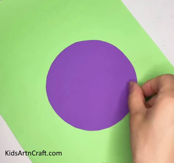 Starting With The Purple Sheet Of Paper- A Simple Guide to Making Butterfly Art Out of Paper for Children