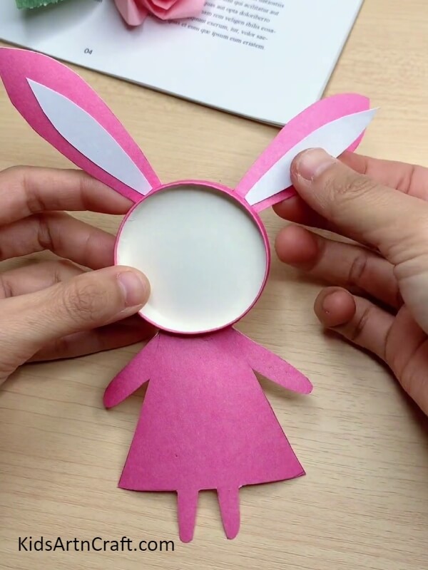 Decorating The Ears-An Easy Tutorial on Crafting a Paper Cup Bunny 