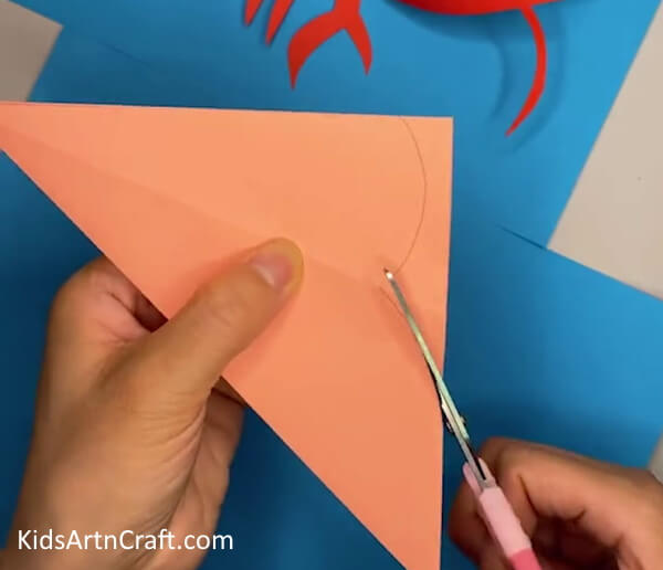 Make Drawings on the Sheet- Directions for Creating a Paper Lobster Art Project for Kids 