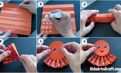 Easy Paper Octopus Craft Tutorial for Kids
