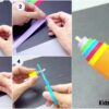 Easy Paper Spinning Top Toy Craft for Kids