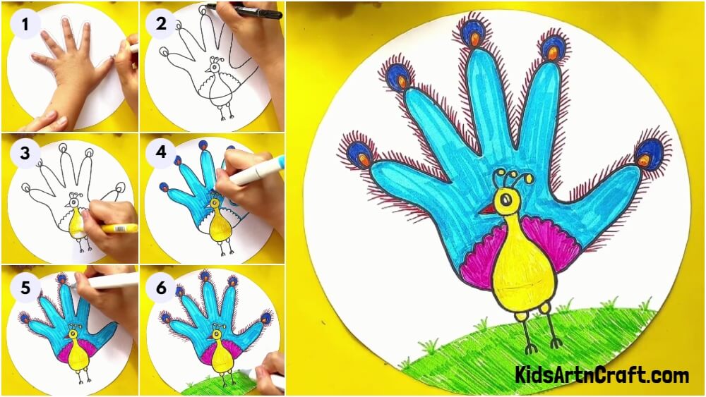 Easy Peacock Drawings - The 7 Best Easy Drawings of a Peacock