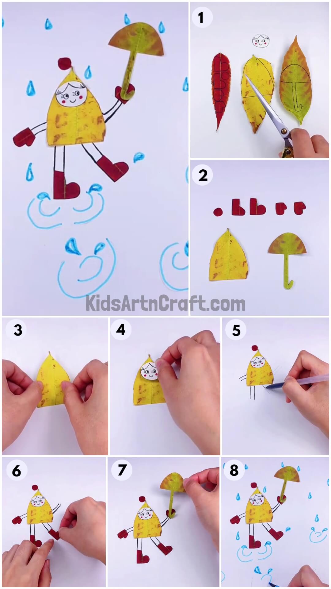 Easy Rainy Day Artwork Craft For Kids