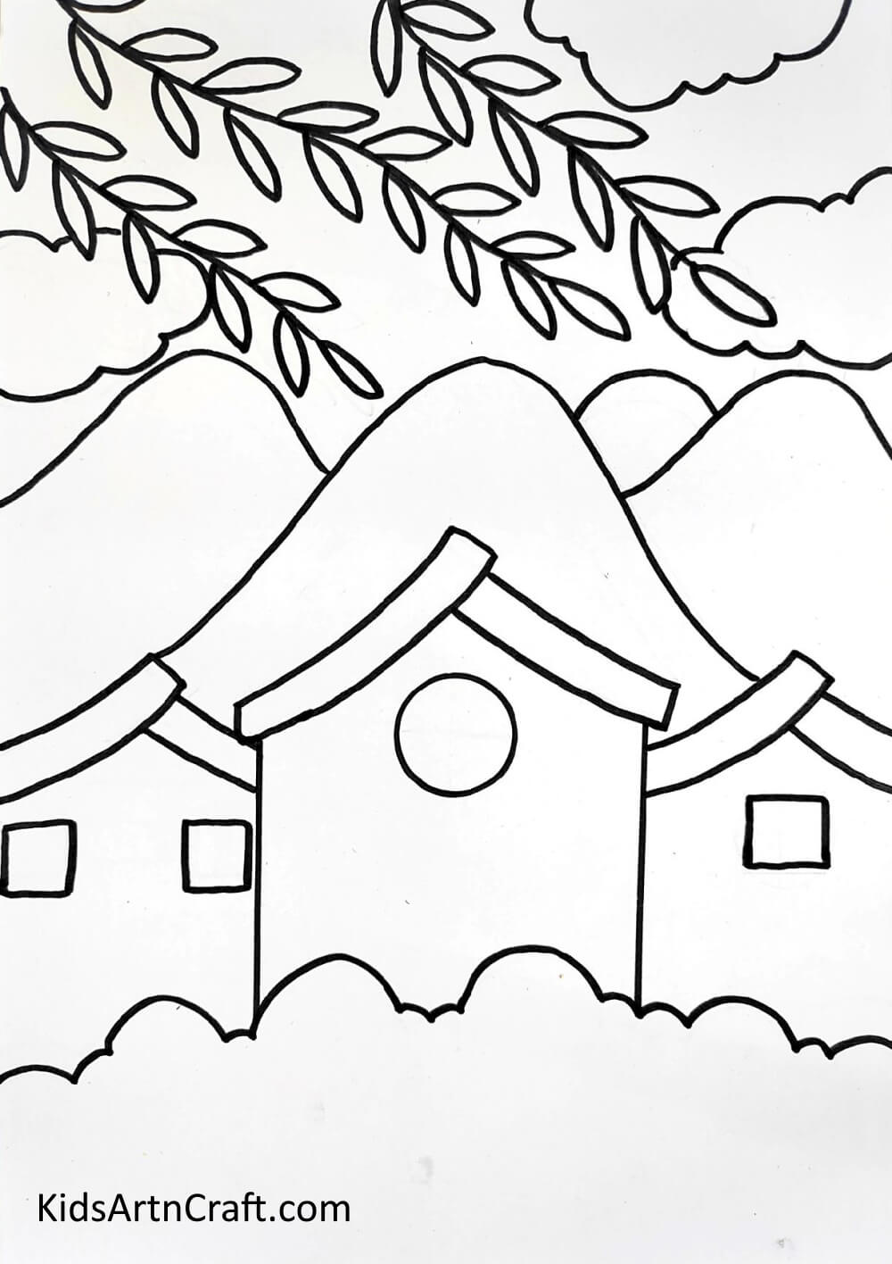Drawing Clouds and Leaves - Appealing Natural Landscape Representations For Novices