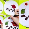 Easy To Learn Birds Art & Craft From Leaves Tutorial for kids